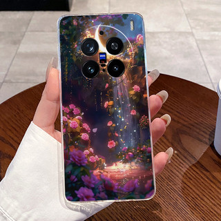 Dành Cho Vivo X200 Pro Vỏ Trong Suốt Sang Trọng Dễ Thương Thỏ Tình Yêu Ngộ nghĩnh TPU Mềm Ốp Lưng Cho Vivo X200Pro X200 X 200 Pro 5G Vỏ Điện Thoại
