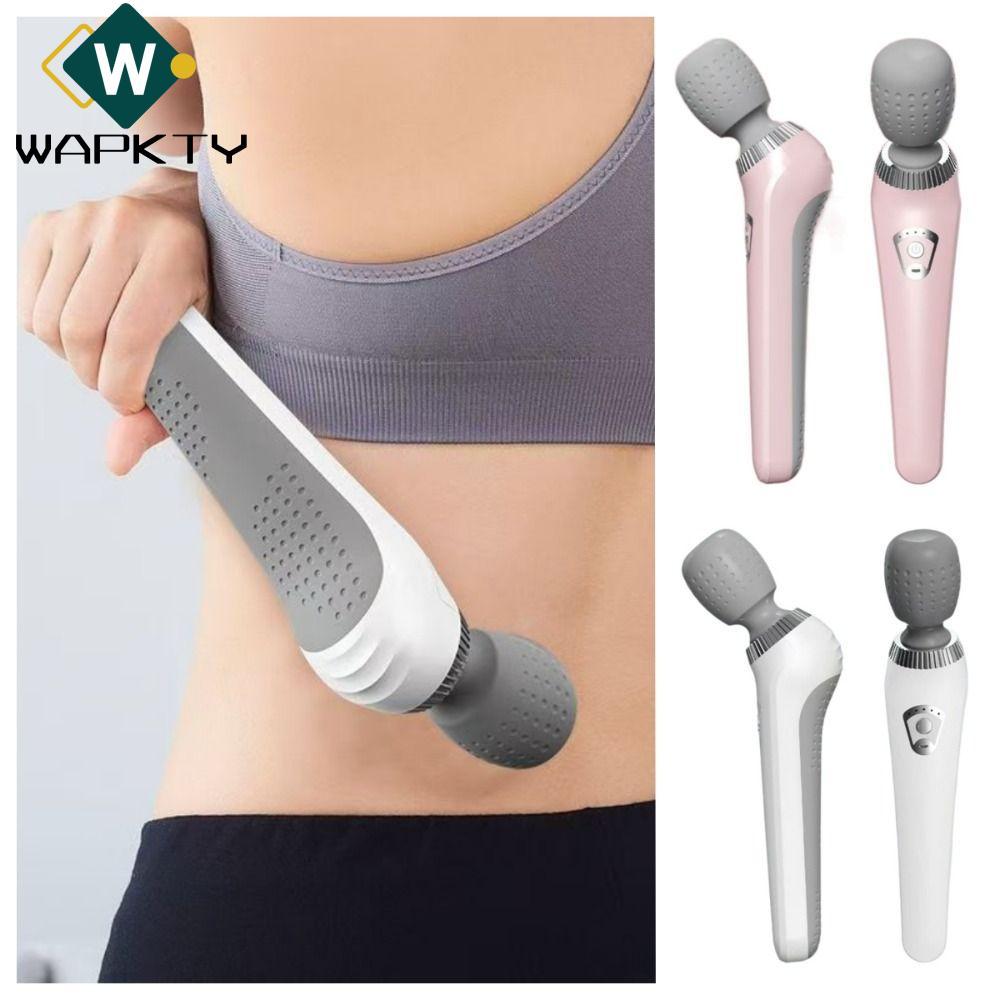 WAPKTY Mini Fascia Tool, Hiện vật massage có thể sạc lại nhanh ABS, Dụng cụ massage điện cầm tay rung đa năng Chân eo