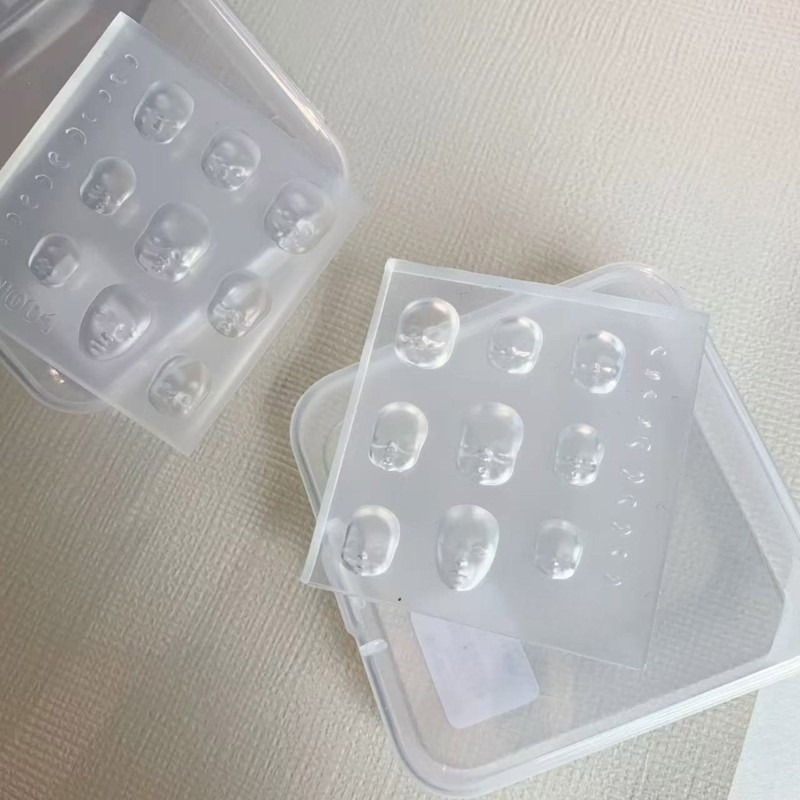 Khuôn Silicon Móng Tay Nghệ Thuật Thời Trang, Đầu Búp Bê, Dụng Cụ Làm Đồ Trang Sức