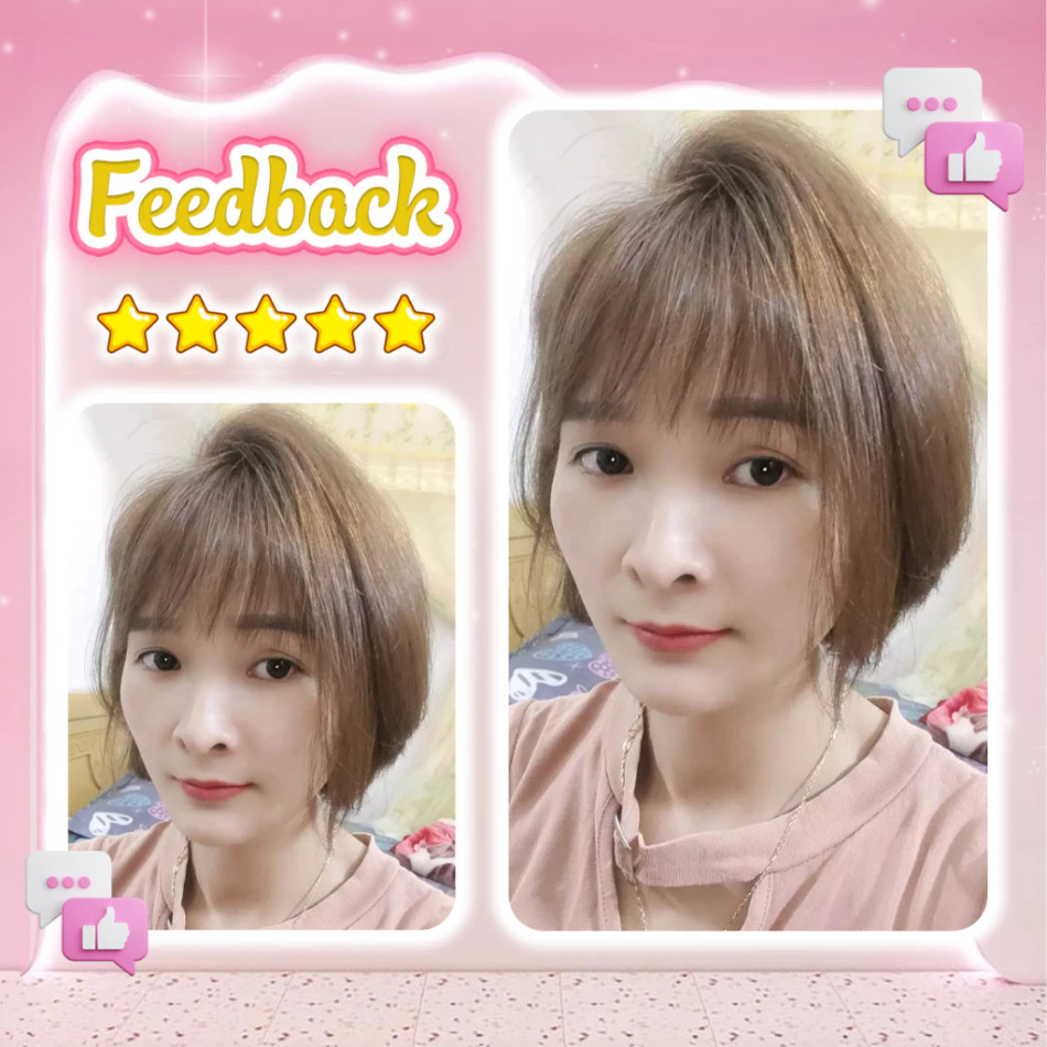 Thuốc Nhuộm Tóc Màu NÂU SỮA, NÂU TRÀ SỮA Không Tẩy, lên từ nền đen, tặng kèm trợ nhuộm | Trunghair