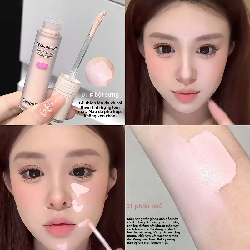 Kem che khuyết điểm làm sáng tự nhiên phong cách Hàn Quốc Điểm quầng thâm lâu trôi Không dễ dàng tháo trang điểm Ba-
