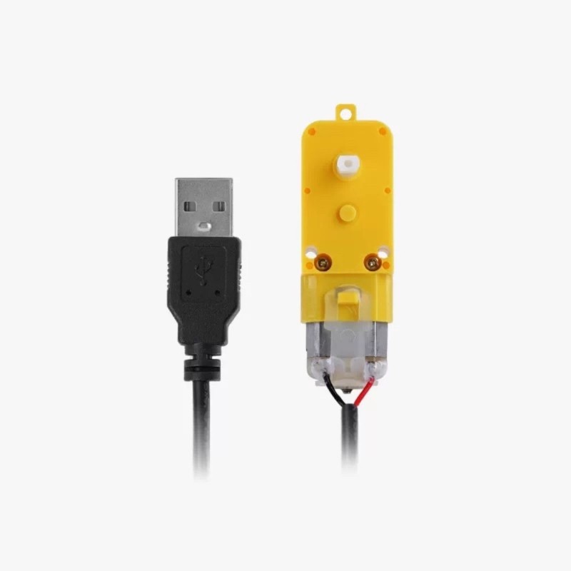 Fol Cho Động Cơ Decal Trục Đơn 5V 59RPM Tỷ Lệ 1 220 Động Cơ Giảm Cho Robot Máy Tự Động Tạo Kiểu