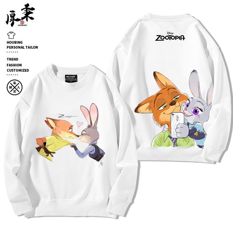 Crazy Animal City Nick Judy - Áo Cặp Đôi Nam Nữ cổ tròn, hợp thời trang