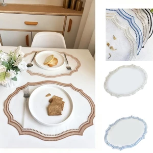 Thảm lót bàn thêu thân thiện với người dùng Chất liệu Polyester di động Thảm trải bàn bền bỉ cho dã ngoại Ăn trang trí nội thất