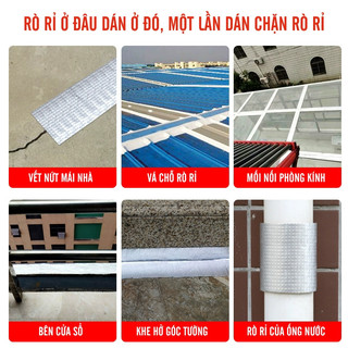 Băng dán keo siêu dính chống thấm, dán kính, chống gió lùa, cách âm, chịu nhiệt cao,ứng dụng đa dạng,băng keo dán dài 5m