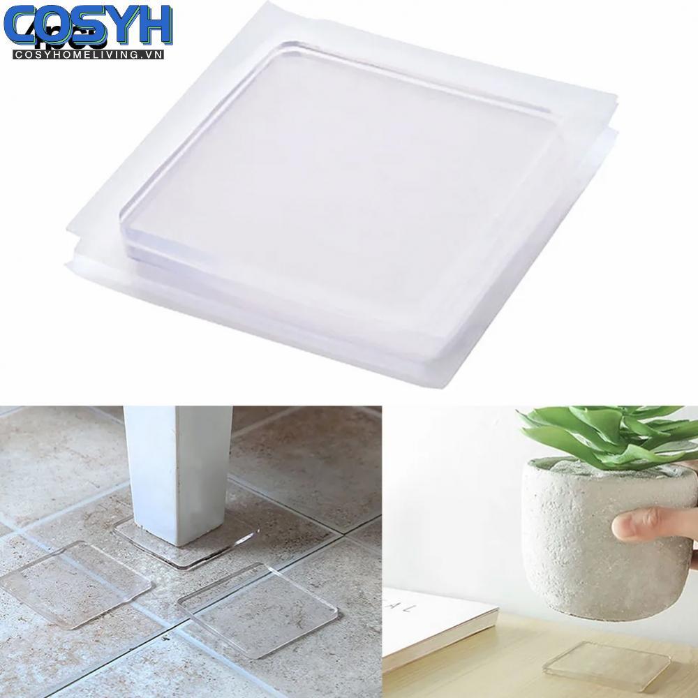 <cosyh>Anti Vibration Pad Can Be Washed Repeatedly Transparent Color Non-slip Mat
