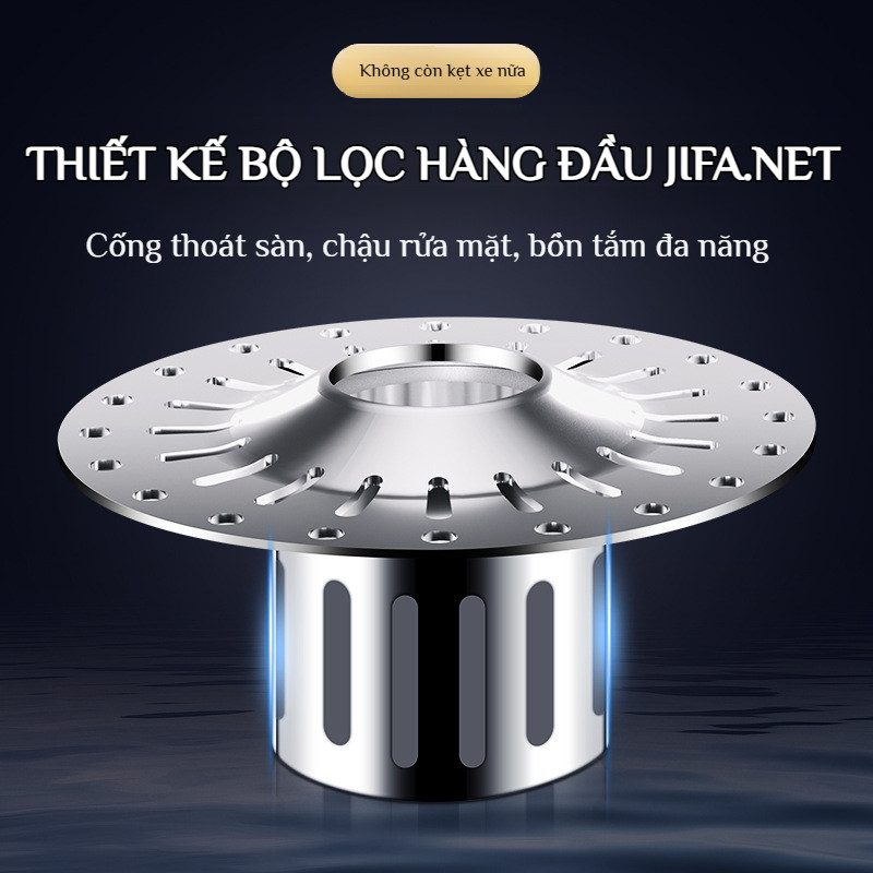 ✨Mua 1 tặng 1✨Lõi thoát sàn bằng thép không gỉ 304 đường kính lớn, nút lọc phòng tắm chống mùi
