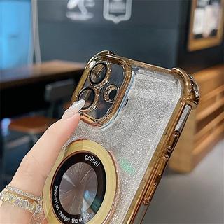 Ốp lưng iPhone chống sốc túi khí | Hỗ trợ sạc từ tính | Lấp lánh sang trọng cho iPhone 17 16 15 14 13 12 11 Pro Max Plus