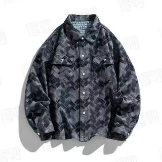 Nhà sản xuất Kwen - Áo sơ mi rời plus size nam, phù hợp mùa thu-xuân, kèm theo áo khoác denim