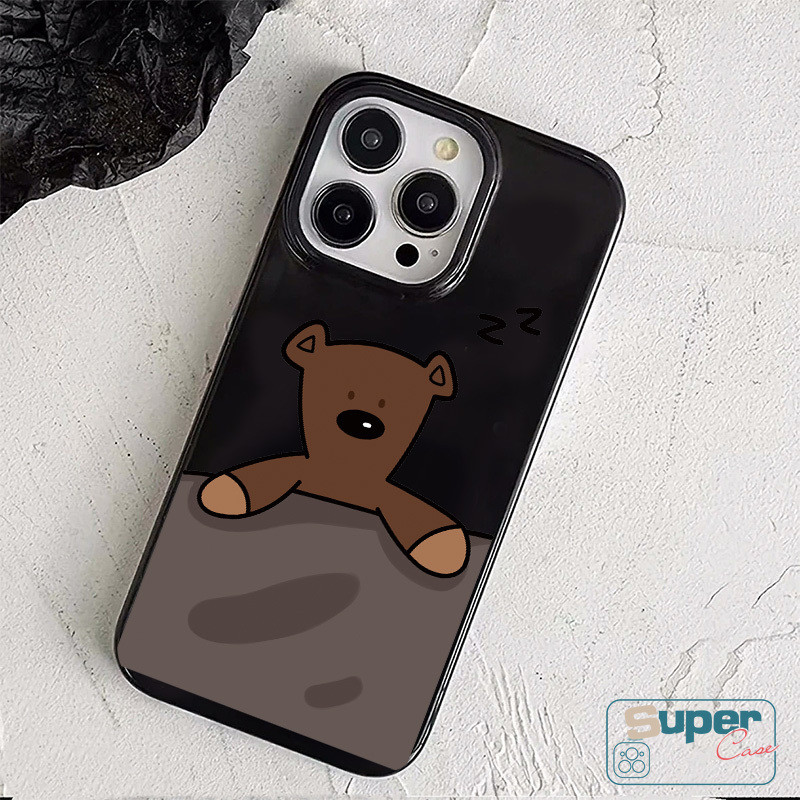 Ốp Lưng Tương Thích Cho IPhone 15 13 11 16 17 14 12 Pro Max Air 13 12 16 15 14 17 Pro 7 8 16 15 14 6s Plus XR XS Max SE 2020 Hoạt Hình Thời Trang Dễ Thương Mr Bìa mềm hình chú ếch gấu đậu