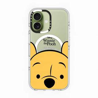 CASECASE X Winnie the Pooh Ốp điện thoại hút từ tính trong suốt cho iPhone 17 / 16 / 15 / 14 / 13 Pro Max | Ốp lưng Acrylic pha lê trong suốt có bao bì cao cấp