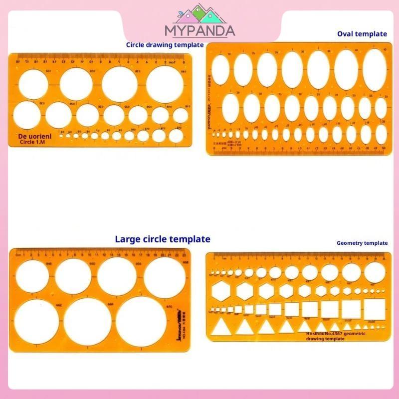 Thước đo hình bầu dục tròn MYPANDA Thước mô hình K Thiết kế bằng nhựa Vẽ nội thất Kiến trúc Master Model Draft Thước.