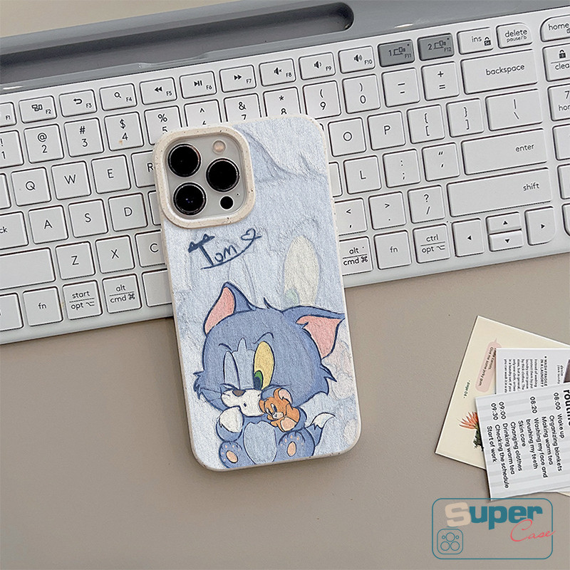 Ốp Lưng Tương Thích Cho IPhone 11 15 13 17 16 14 12 Pro Max XR Air X XS Max 7 13 12 17 16 Pro 16 8 14 15 6 6s Plus SE 2020 Bạn Bè Hoạt Hình Chuột Mèo Dễ Thương Bìa Mềm