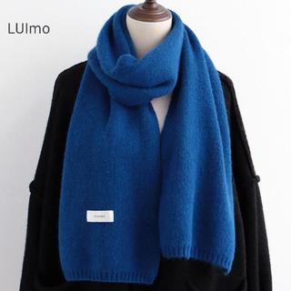 LUImo Khăn Len Cặp Đôi Dệt Kim, Phong Cách Hàn Quốc, Màu Trơn Ấm Áp Cho Học Sinh Thu Đông