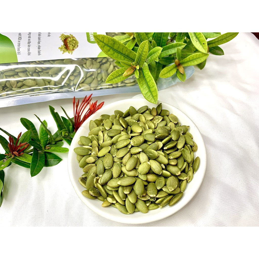 500Grm Hạt Bí Ấn Độ Hạt To, Chắc, Mới  Dùng Để Nấu Sữa, Làm Bánh - Bao Ăn