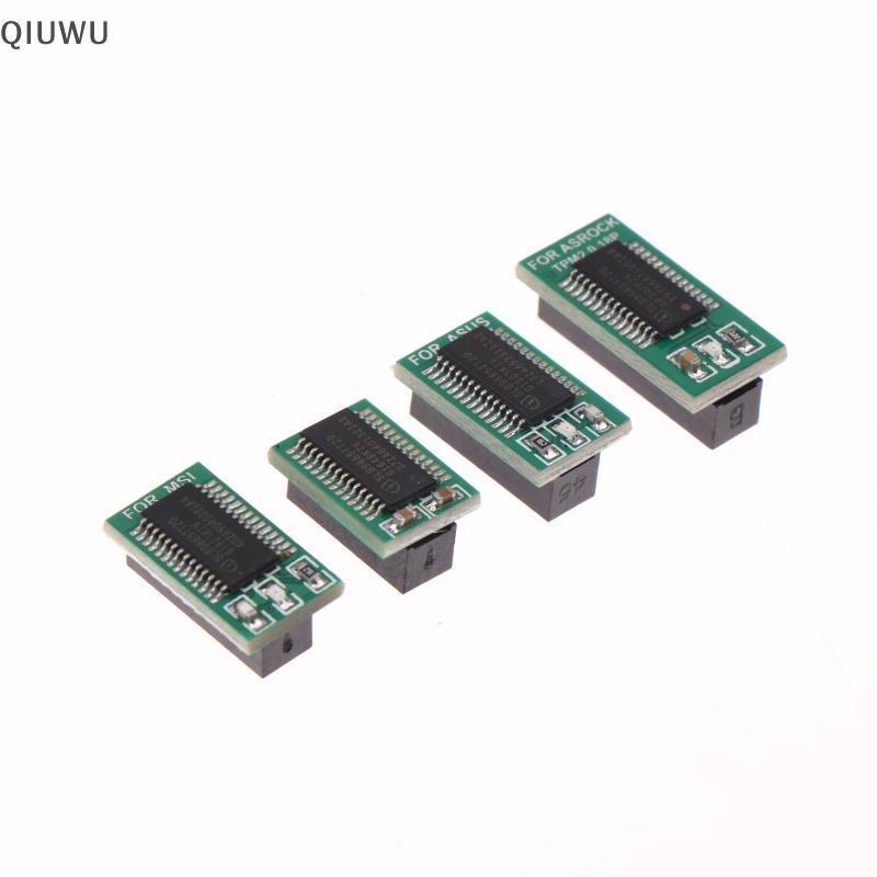 Mô-đun QIUWU TPM 2.0 12 / 14 / 18Pin Bo mạch chủ cho bảng mô-đun bảo mật MSI GIGABYTE ASRock.