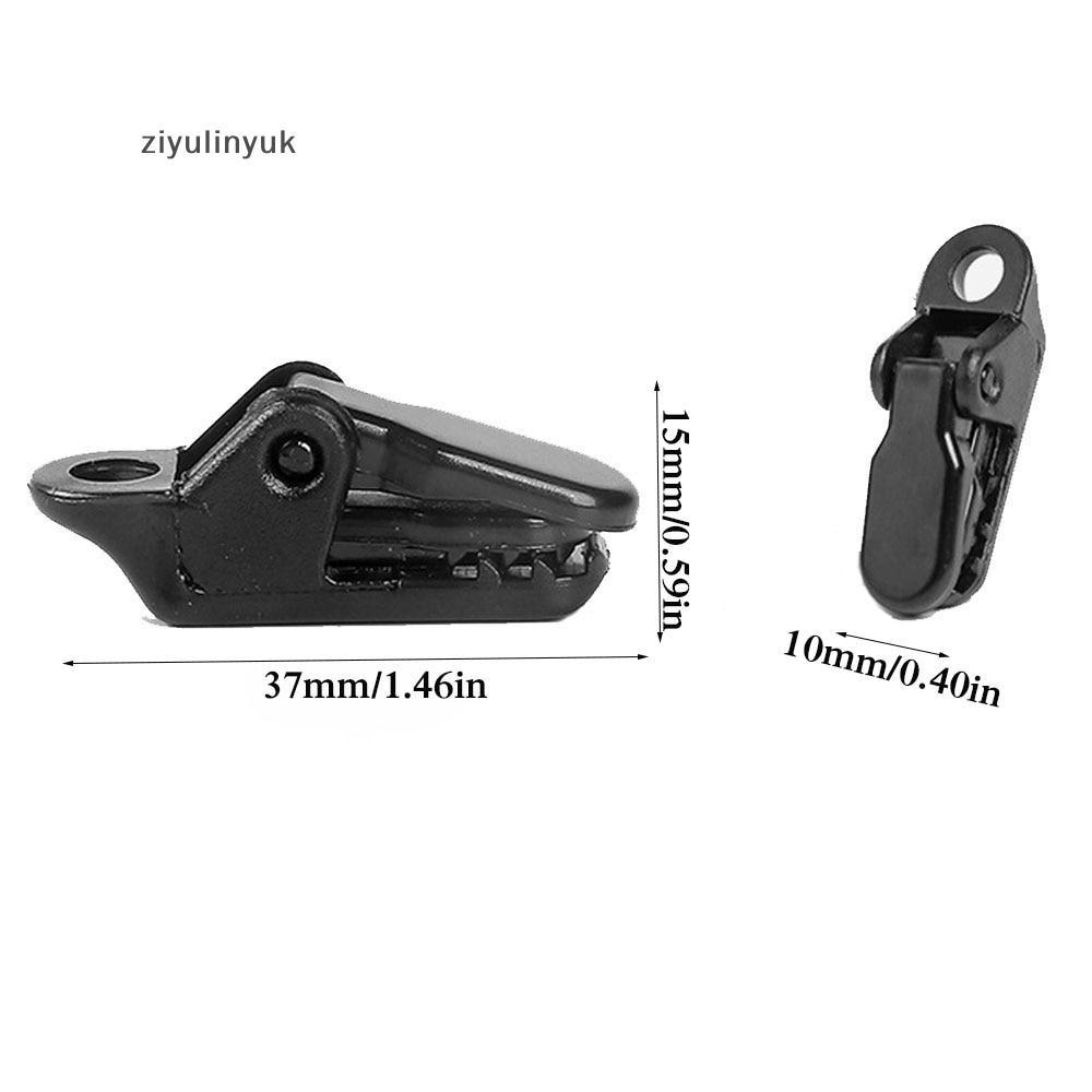 Ziyulinyuk - Bộ 10 Kẹp Bạt cho Lều Cắm Trại, Thích hợp Outdoor và Hiking