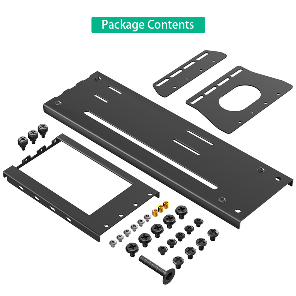 JMT 3 Khe Cắm Dọc GPU Gắn Chân Đế Cho Card Đồ Họa eGPU Dock GPU Bên Ngoài Docking Station PC case Mount