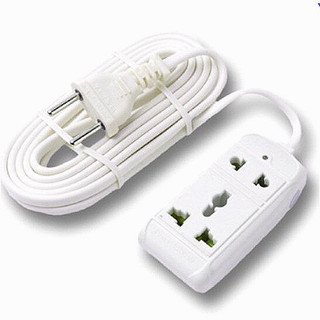 (Q4)  Ổ cắm điện liền dây du lịch đa năng 2 lỗ 2 chạc và 3 chạc - 2m mét 2200W 10A 250V S11, Hãng VINAKIP