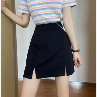 Chân Váy Ngắn Bigsize Nữ Dáng Váy Chữ A Công Sở Xẻ Tà 2 Bên Sành Điều Khóa Kéo CVX