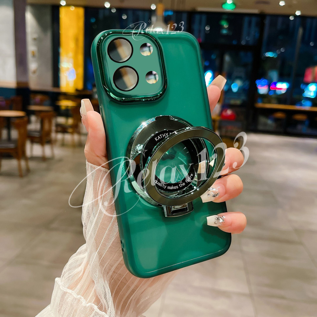 Dành Cho OPPO A6 Pro 5G 2025 OPPO A6Pro A6 A6i A6x OppoA6Pro Oppo A6Pro 5G 4G Vỏ 2025 Ốp Lưng Mềm Chống Sốc Trong Suốt Có Giá Đỡ Từ Tính Bảo Vệ Camera Vỏ Điện Thoại