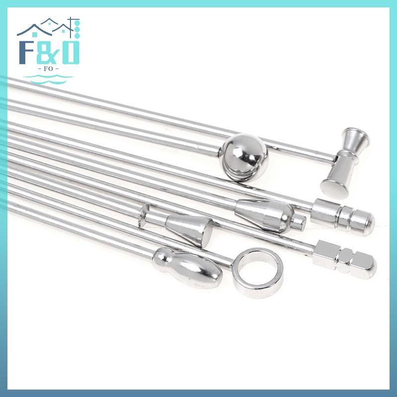 [F & O] 4 Que Cocktail bằng thép không gỉ Que trái cây Đồ uống tái sử dụng Martini Picks {vn}