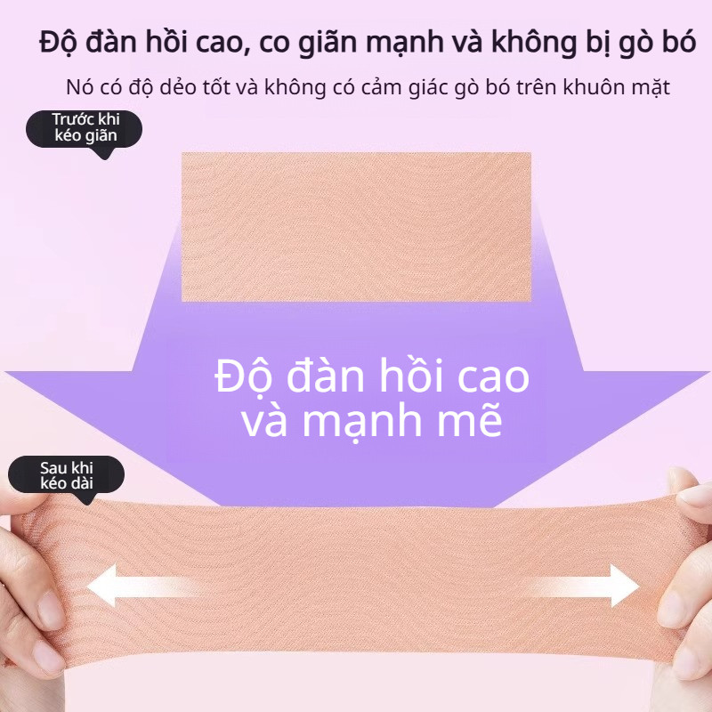 🔥Giá sốc🔥Băng dán cơ nâng cơ mặt / Băng dán mặt / Băng dán cơ nâng cơ da cho nếp nhăn mũi má và trán/Miếng dán giảm nếp nhăn và nâng cơ / Miếng dán giảm nếp nhăn có thể điều chỉnh độ co giãn cao