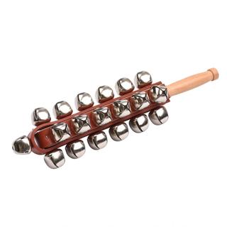 yingerjian.vn SHUAIGUO Tay Jingle Bells Xe trượt tuyết bằng gỗ Shaker Stick Nhạc cụ gõ cho kỳ nghỉ Giáng sinh tại nhà
