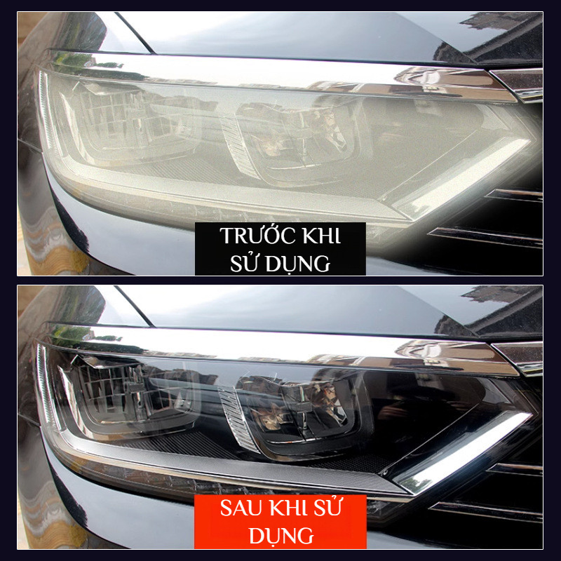 🔥SALE SỐC🔥 Dung dịch sửa chữa đèn pha ô tô, đánh bóng chống trầy xước và ố vàng, dung dịch sửa chữa chống trầy xước/Dung dịch sửa chữa đèn pha acrylic trong suốt/dung dịch tẩy ố đèn pha/bộ đánh bóng đèn pha ô tô