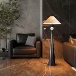 Đèn sàn lớn tối giản Bắc Âu cho phòng khách và phòng ngủ, thiết kế sáng tạo, đèn đứng phong cách Wabi-Sabi thanh lịch — ảnh 1