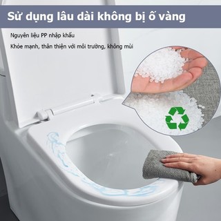 （COD） ⚡️COD⚡️Nắp Bồn Cầu-Bộ nắp bàn cầu đóng rơi êm thay cho nắp bồn cầu nhà vệ sinh bằng nhựa cao cấp