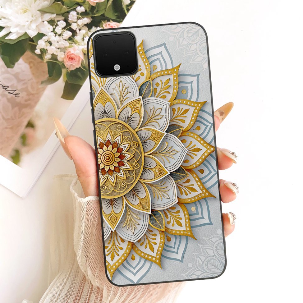 Ốp lưng Google Pixel 4 XL Silicon Mèo Dễ Thương Thời Trang Bướm Vỏ Sơn Ngộ nghĩnh G020P G020
