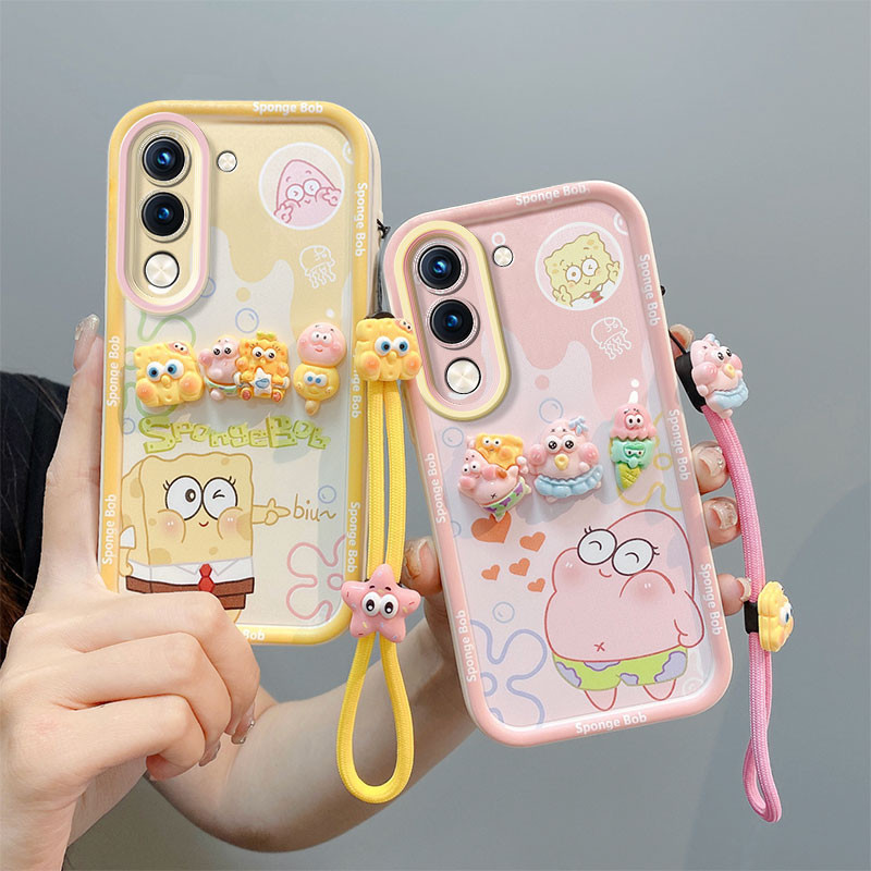 Ốp lưng cho vivo Y04 4G Y29S 5G anime chống rơi TPU mềm silicon 3D Vỏ điện thoại dễ thương Hoạt hình