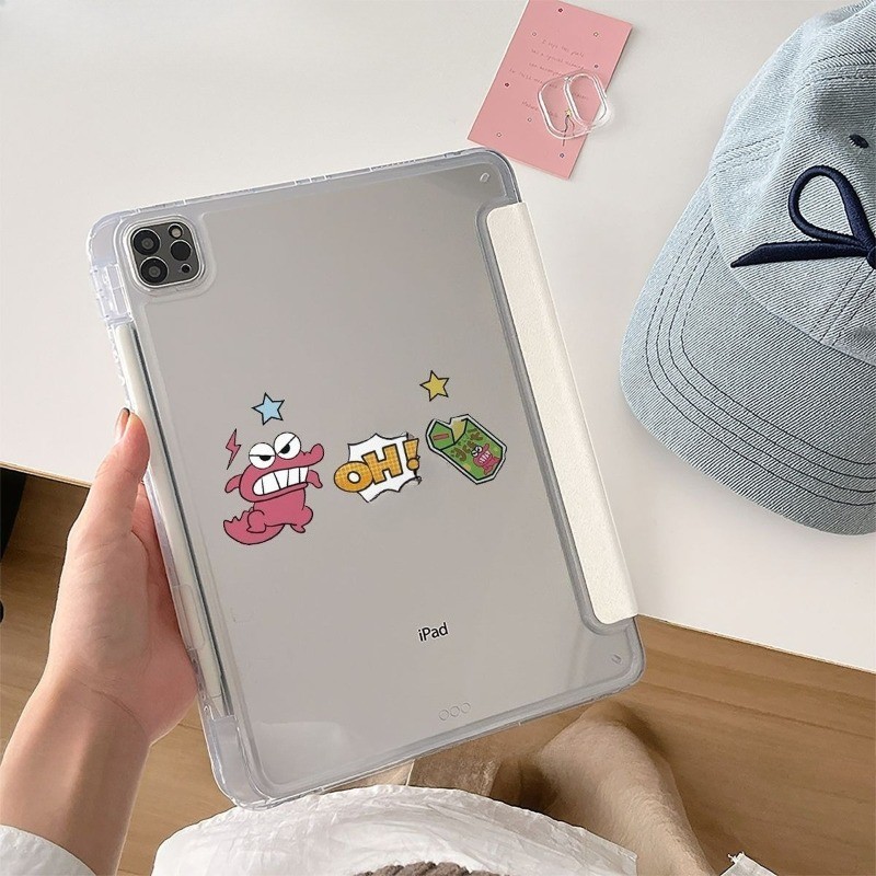 Ốp Bảo Vệ Cho iPad Gen5 / 6 Air2 air 13 inch 10th gen 25S A16 gen11th M4 24S pro11 M2 Air6 M3 Air7 Mini4 / 5 / 6 Air4 / air5 pro 12.9 Gen7 Gen8 Gen9 air 11 Phim Hoạt Hình Vỏ Máy Tính Bảng Dễ Thương