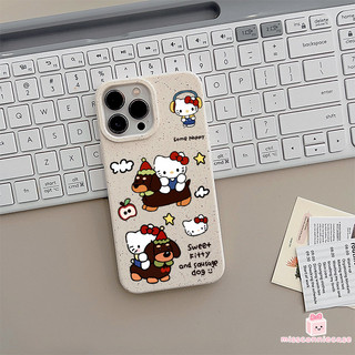 Ốp Lưng Cho Iphone 13 11 17 15 12 14 Pro Max Air XS X XR Max 8 6s 15 14 7 6 Plus SE 2020 Sweet Cute HelloKitty Dachshund Vỏ Thân Thiện Với Môi Trường