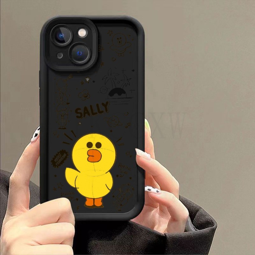 Tương thích cho Redmi A5 15 15C 13 14C K40 Gaming K30 K20 Pro Redmi Note 15 Pro + Vỏ mềm silicon hình vịt hoạt hình tối giản dễ thương
