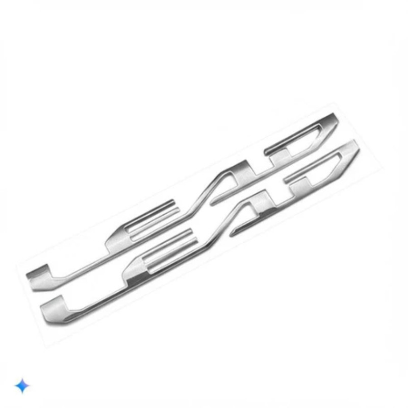 Bộ tem nổi chữ Lead các đời xe(giá 1 cặp),Mạ crom sáng bóng, chống nước và trầy xước