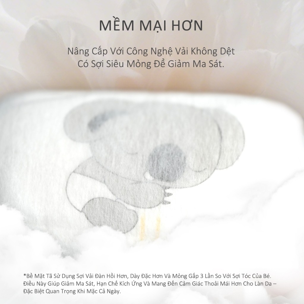 [Combo 5] Tã/Bỉm Cho Trẻ Sơ Sinh Cao Cấp Aiwibi Siêu Thấm Hút, Chống Tràn - Gói New Born 22 Miếng