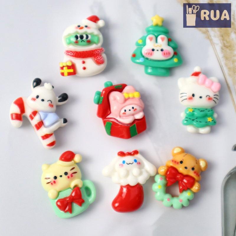 RUA 10 Chiếc Giáng Sinh Bất Ngờ Mù Túi Động Vật Dạ Quang Nấm Các Bức Tượng Nhỏ Bí Ẩn Túi Cho Chậu Nhà Búp Bê Trang Trí Mới