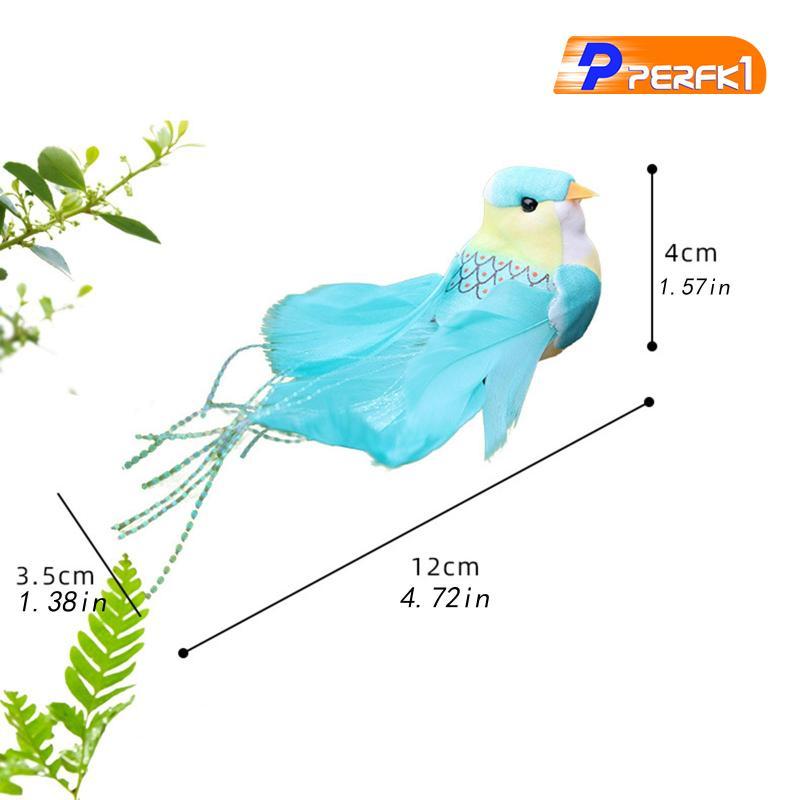6 Con Chim Nhân Tạo Thực Tế Bọt Nhân Tạo Lông Vũ Sống Động Như Thật Chim Giả Cho Đám Cưới Nhà Thủ Công Hoa Sắp Xếp Vòng Hoa
