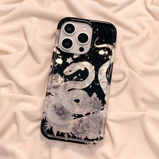 Ốp IMD Rắn Sang Trọng Cho IPhone 16 11 15 14 13 12 Pro Max X Xr Xs Max 7 8 Plus Ốp lưng TPU Mềm Ốp Lưng Bảng Cứng Sang Trọng Ốp Lưng Bảo Vệ Chống Sốc