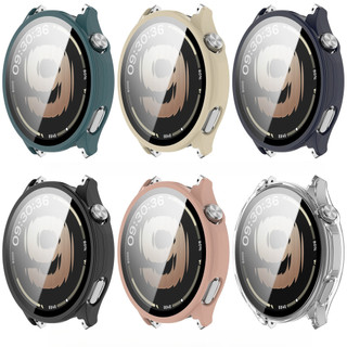 Ốp Đồng Hồ Cho OPPO Watch S Ốp Lưng PC Cứng Có Kính Cường Lực Bảo Vệ Màn Hình PC Cứng Cản Vỏ