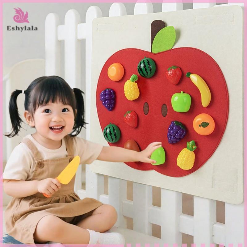 1 Bộ Trái Cây Giả Vờ Chơi Trò Chơi Nhà Bếp Bé Nỉ Ban Chơi Đồ Chơi Thực Phẩm Dán Tường Kỹ Năng Vận Động Tốt Giáo Dục Sớm [MỚI]