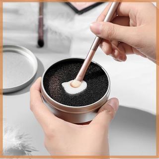 [savemoneyeveryday] Hộp đựng cọ trang điểm khô Sử dụng đôi Bàn chải phấn mắt Tẩy màu Bàn chải bọt biển Bộ dụng cụ làm sạch [vn]