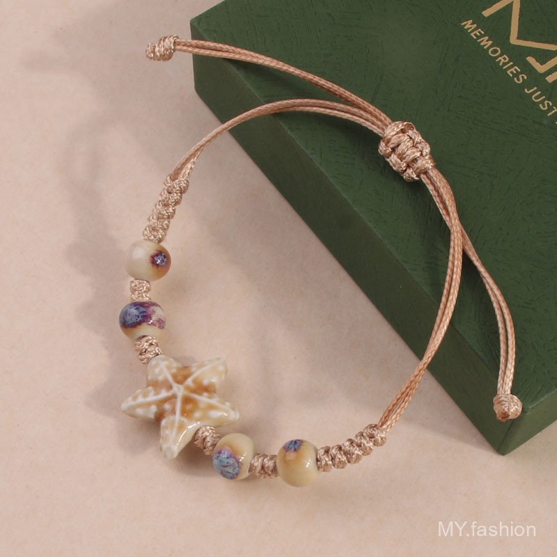 Vòng tay gốm sứ Ocean Series, thiết kế đơn giản như ngôi sao năm cánh