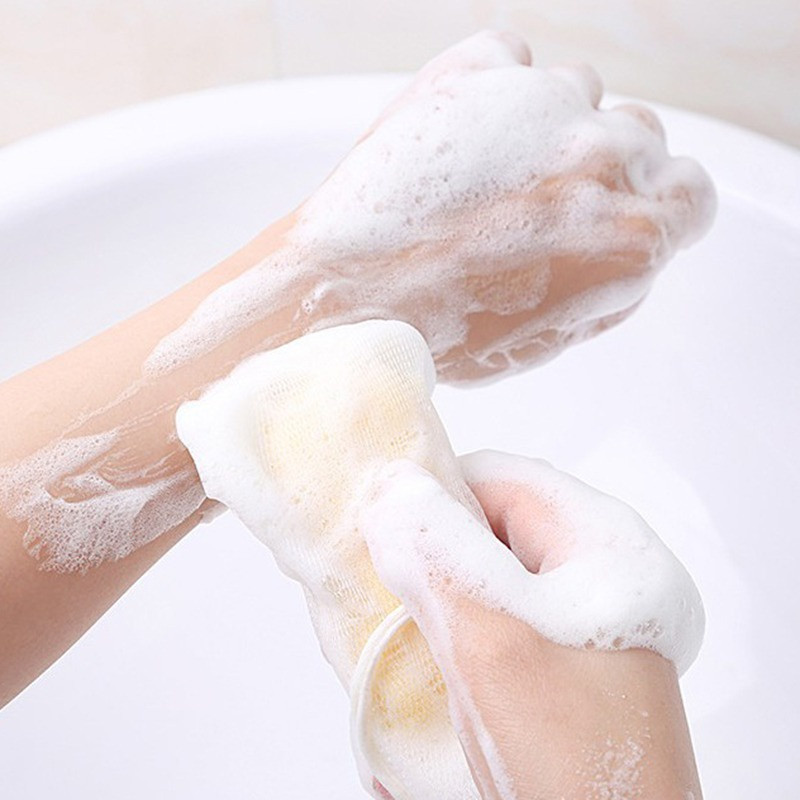 10 / 20 / 30 Chiếc Túi Xà Phòng Lưới Nhựa Cho Sữa Rửa Mặt / Túi Lưới Bong Bóng Tẩy Tế Bào Chết Có Dây Rút