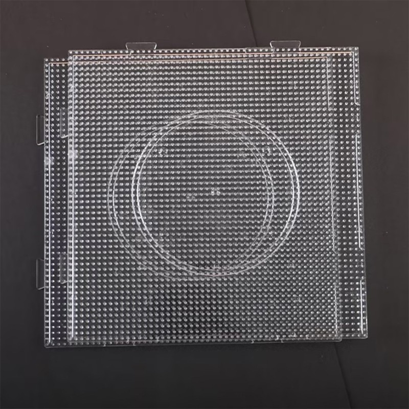 DY 5 Cái Tấm Ủi Hạt Chịu Nhiệt Độ 14x14cm Bảng Nhựa Trong Suốt Cho Trẻ Em Thủ Công Dự Án Phát Triển Kỹ Năng