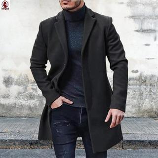 Mùa Đông - Áo Khoác Nam Slim Fit Cổ Len Pha Trộn, Thích Hợp Công Sở