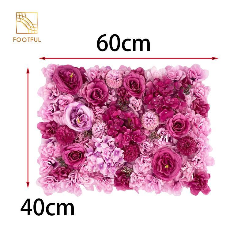 Tấm hoa nhân tạo Nền trang trí ngày lễ tình nhân cho gia đình Sắp xếp hoa hồng Phông nền hoa hồng cho đám cưới