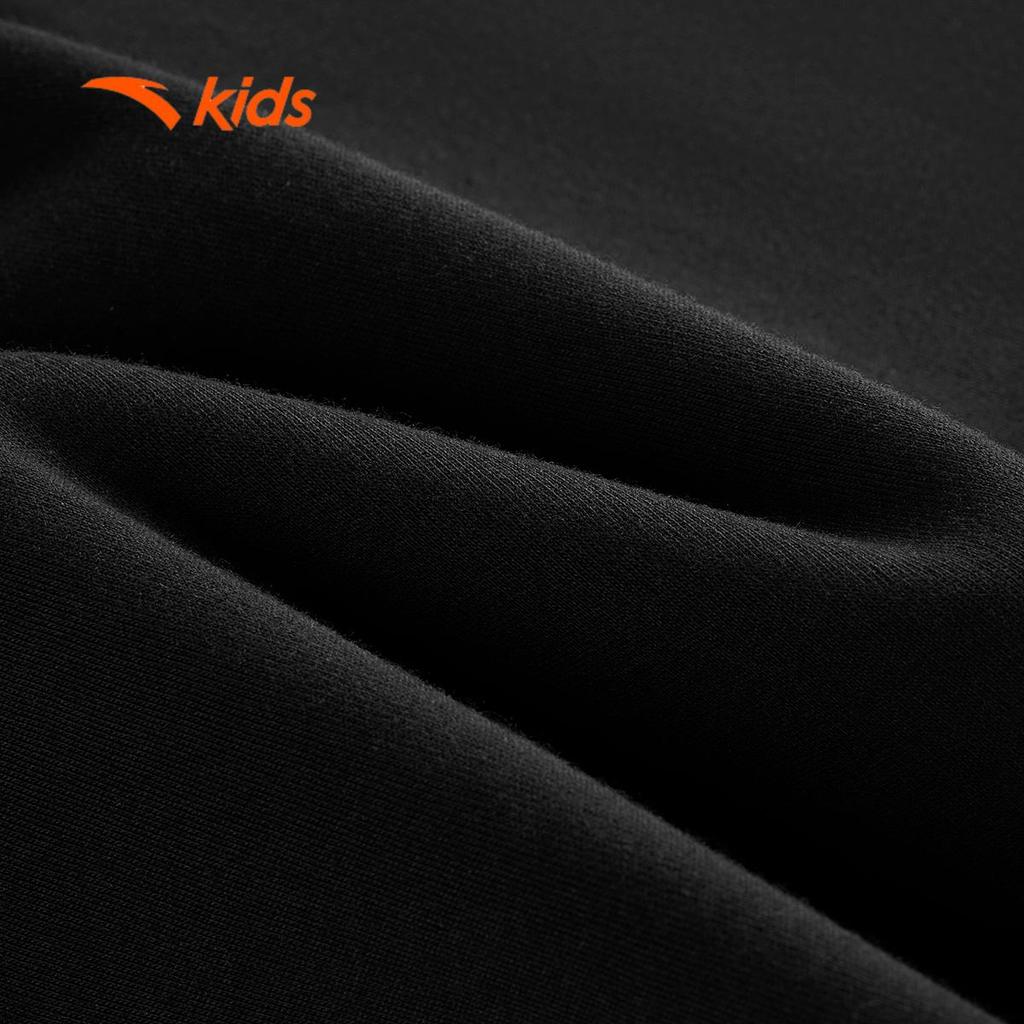 ANTA Kids Áo Phông Dài Tay Thời Trang Bé Trai 3525C8402. Thoáng Khí, Mềm Nhẹ, Thoải Mái Vận Động
